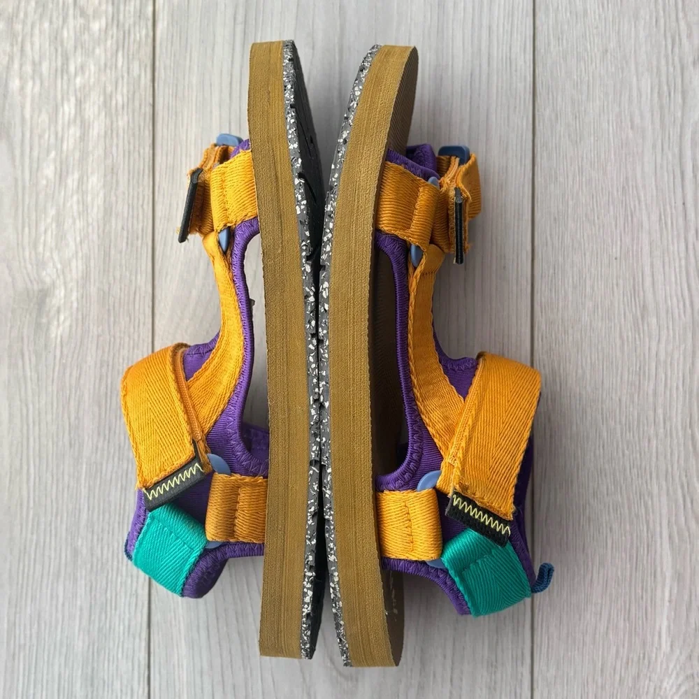 ZARA Women’s Multicolour Technical Sandals Size 36/37 Adjustable Pre-Owned - Picture 7 of 15